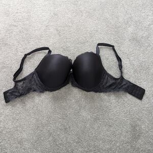 Victoria Secret black and purple lace bra size 34D